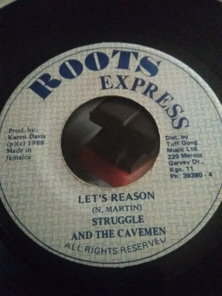 Neville Martin (2) & The Caveman : Let's Reason (7")