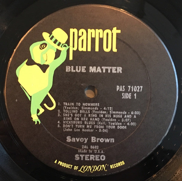 Savoy Brown : Blue Matter (LP, Album, Ter)