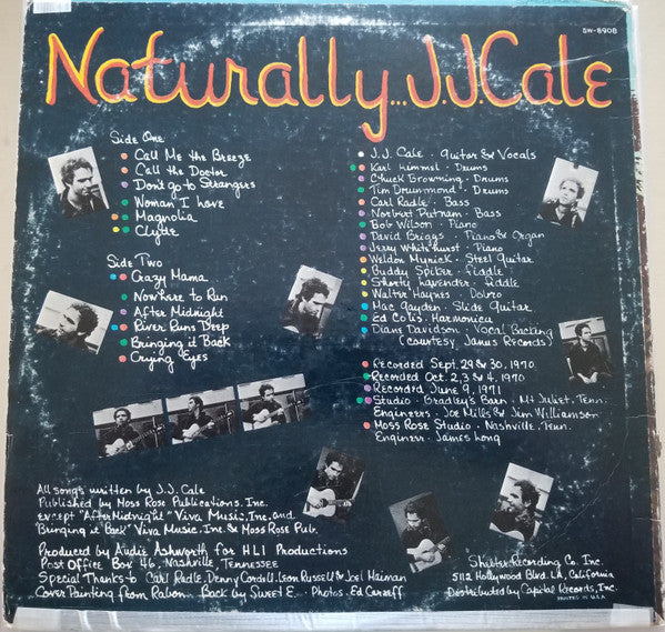 J.J. Cale : Naturally (LP, Album, Los)