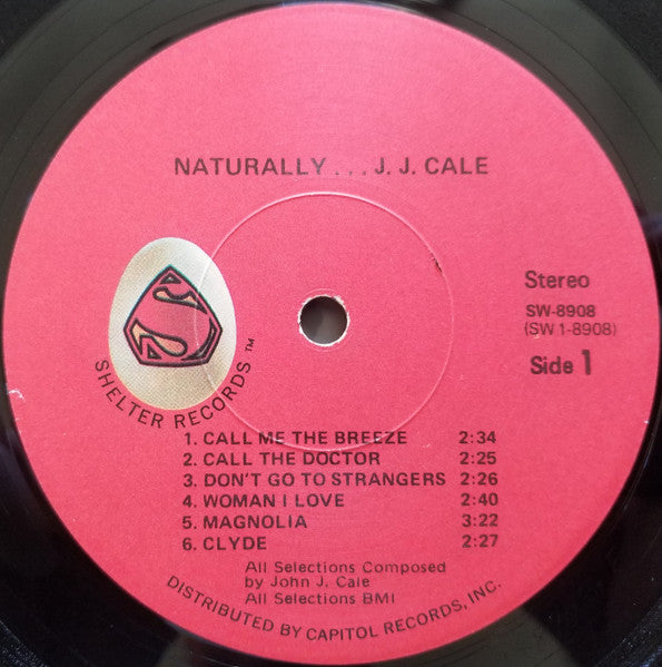 J.J. Cale : Naturally (LP, Album, Los)