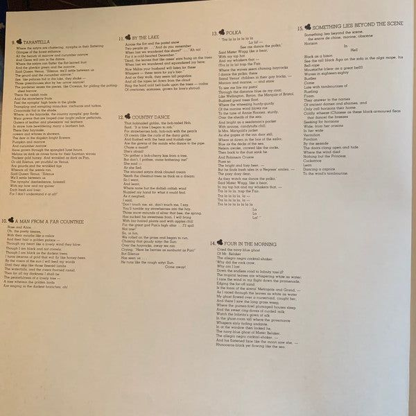 Tony Randall (3) - Arthur Fiedler - Sir William Walton - Edith Sitwell - Columbia Chamber Ensemble : Facade (Complete) (LP, Album)