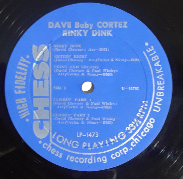 Dave "Baby" Cortez : Rinky Dink (LP, Mono)