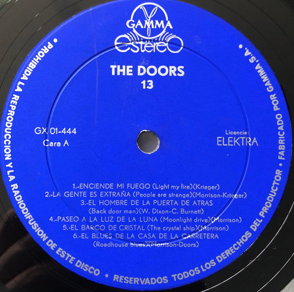 The Doors : 13 (LP, Comp)