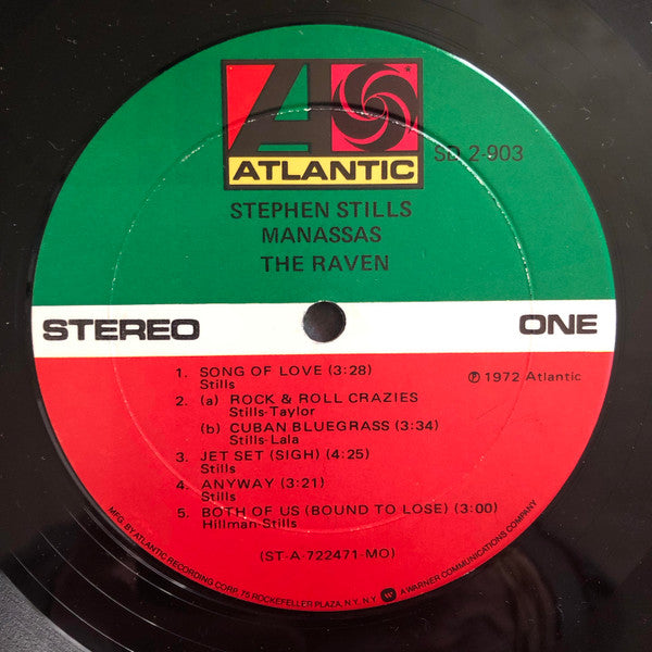 Stephen Stills / Manassas : Manassas (2xLP, Album, RE, MO)