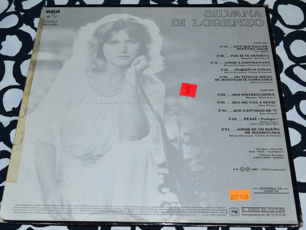 Silvana Di Lorenzo : Hay Que Salvar Nuestro Amor (LP, Album)