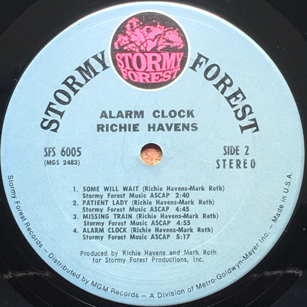 Richie Havens : Alarm Clock (LP, Album, San)