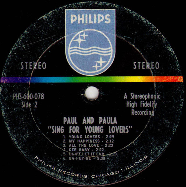 Paul & Paula : Sing For Young Lovers (LP, Album)