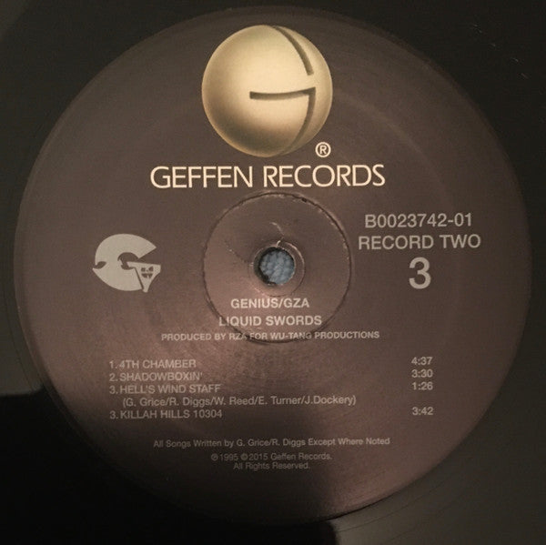 Genius* / GZA : Liquid Swords (2xLP, Album, RE)