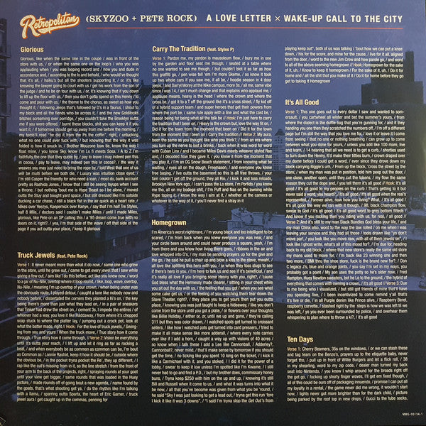 Skyzoo + Pete Rock : Retropolitan (LP, Album, Ltd, Blu)