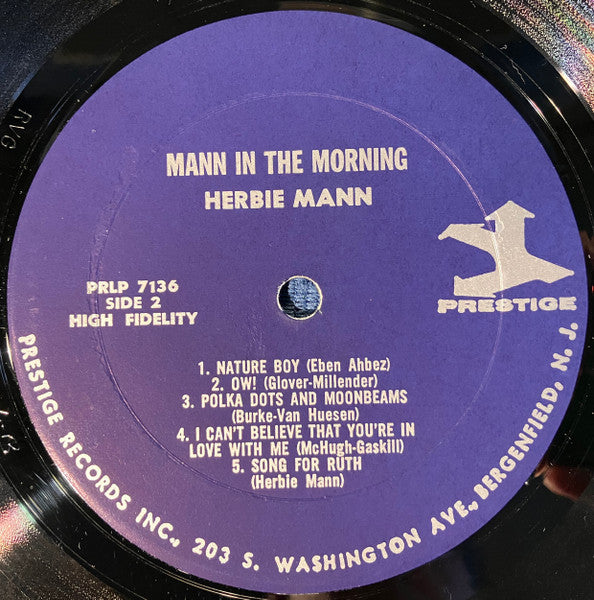 Herbie Mann : Mann In The Morning (LP, Album, Mono, RE)