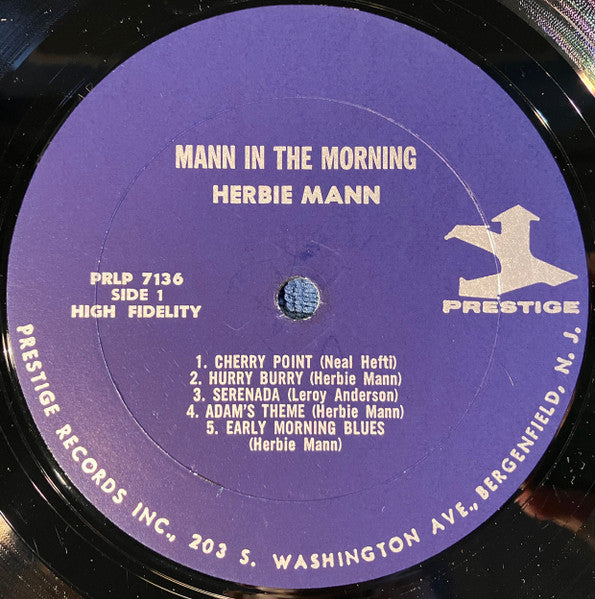 Herbie Mann : Mann In The Morning (LP, Album, Mono, RE)