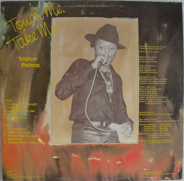 Tristan Palmer : Touch Me, Take Me (LP, Album)