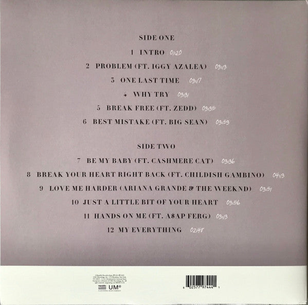 Ariana Grande : My Everything (LP, Album, RE)