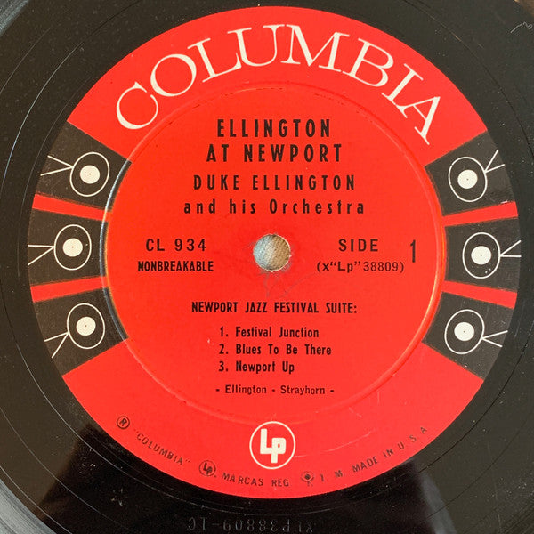 Duke Ellington And His Orchestra : Ellington At Newport (LP, Album, Mono, Bri)