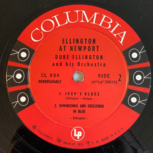 Duke Ellington And His Orchestra : Ellington At Newport (LP, Album, Mono, Bri)