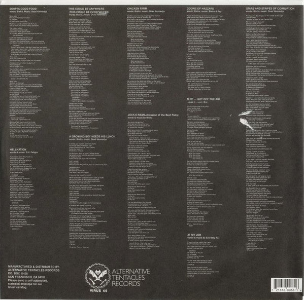 Dead Kennedys : Frankenchrist (LP, Album, RP)