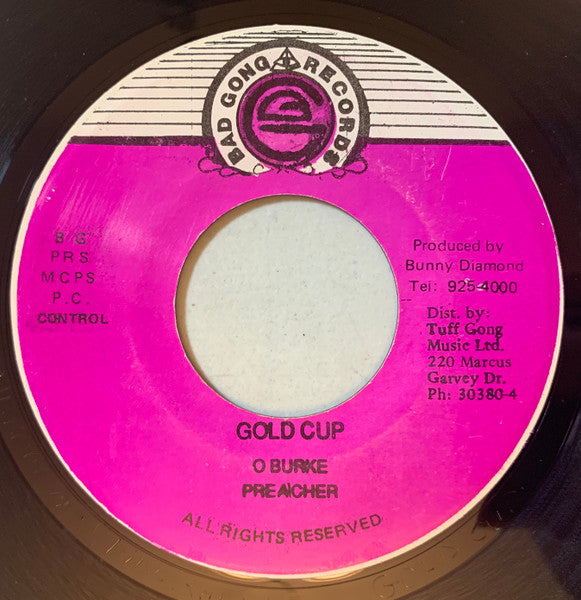 Preacher (8) : Gold Cup (7", Single)