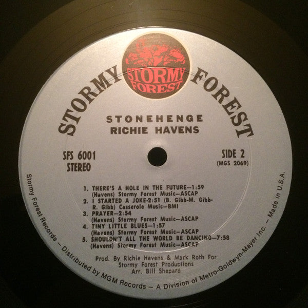 Richie Havens : Stonehenge (LP, Album, Pit)