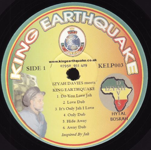 Izyah Davis Meets King Earthquake : Izyah Davis Meets King Earthquake (LP, Album)