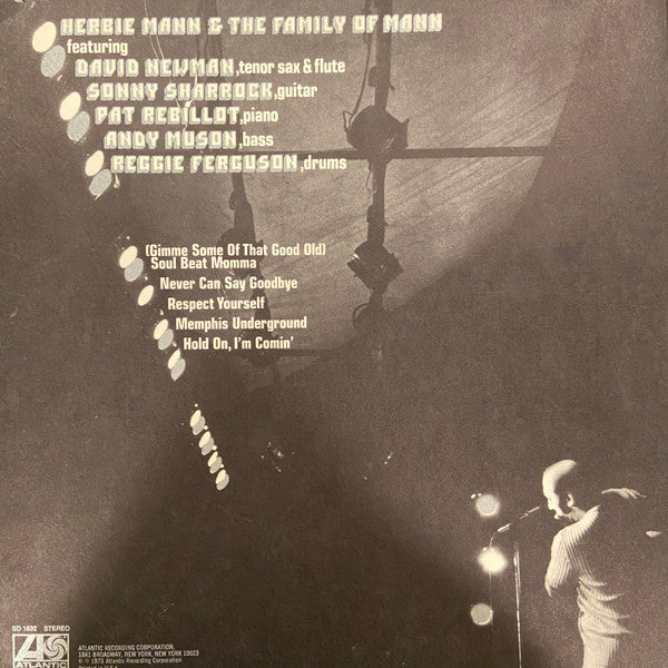 Herbie Mann : Hold On, I'm Comin' (LP, Album, Gat)