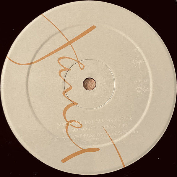 Janet Jackson : Someone To Call My Lover (12", Single)