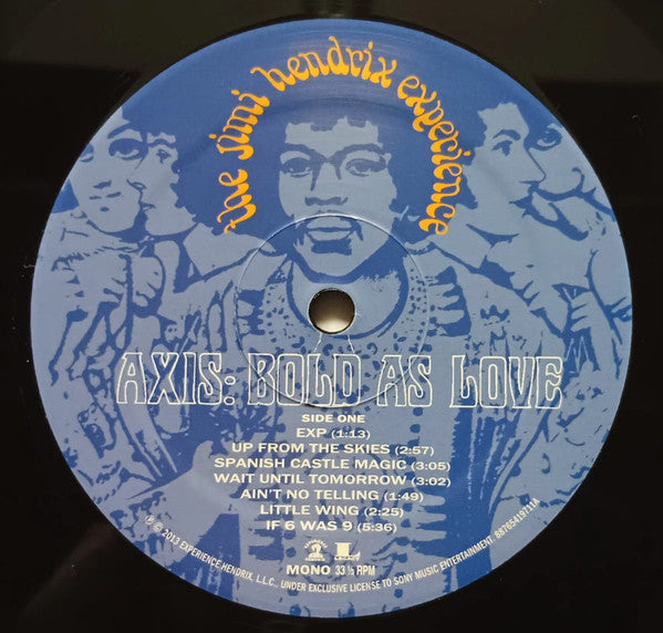 The Jimi Hendrix Experience : Axis: Bold As Love (LP, Album, Mono, RE, Gat)