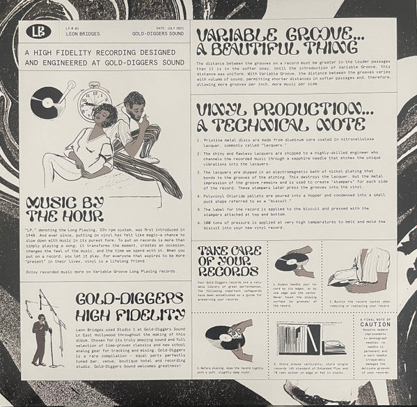 Leon Bridges : Gold-Diggers Sound (LP, Album)