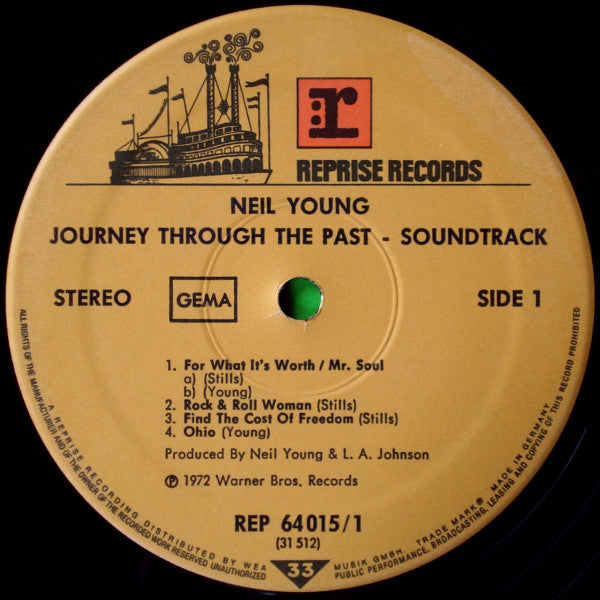 Neil Young : Journey Through The Past (2xLP, Comp, RP)