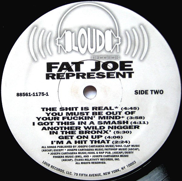 Fat Joe Da Gangsta* : Represent (LP, Album, RP)