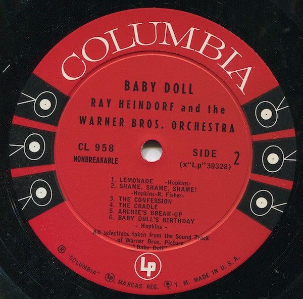 Ray Heindorf And The Warner Bros. Studio Orchestra With Smiley Lewis : Baby Doll (LP, Album, Mono, RE)