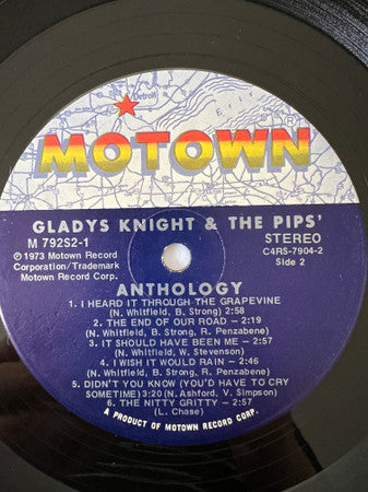 Gladys Knight And The Pips : Anthology (2xLP, Comp, Gat)