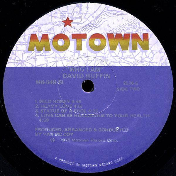 David Ruffin : Who I Am (LP, Album, Sup)