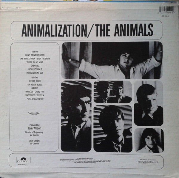 The Animals : Animalization (LP, Album, Mono, RE)