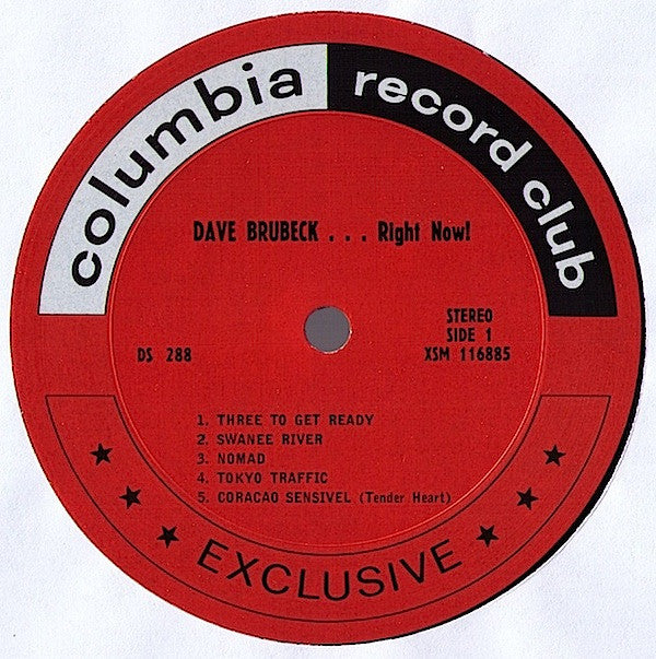 Dave Brubeck : Right Now! (LP, Comp)