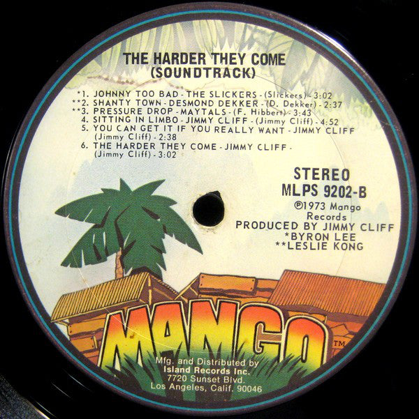 Various : The Harder They Come (Original Soundtrack Recording) (LP, Comp, RE, Ter)