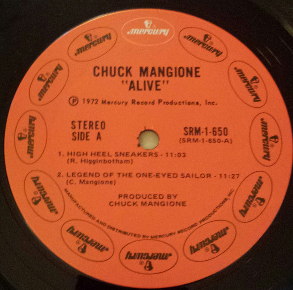 Chuck Mangione Quartet : Alive! (LP, Album, Ter)