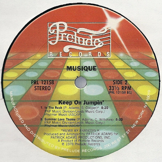 Musique : Keep On Jumpin' (LP, Album, Pit)