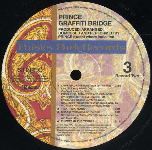 Prince : Graffiti Bridge (2xLP, Album, RE)
