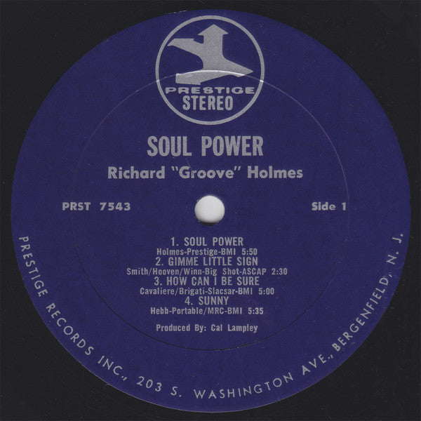 Richard "Groove" Holmes : Soul Power! (LP, Album)
