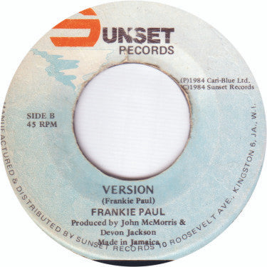 Frankie Paul : You Mean Everything To Me (7")