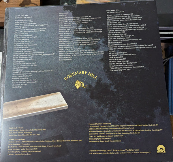 Sixpence None The Richer : Rosemary Hill (12", EP, Ltd, Red)