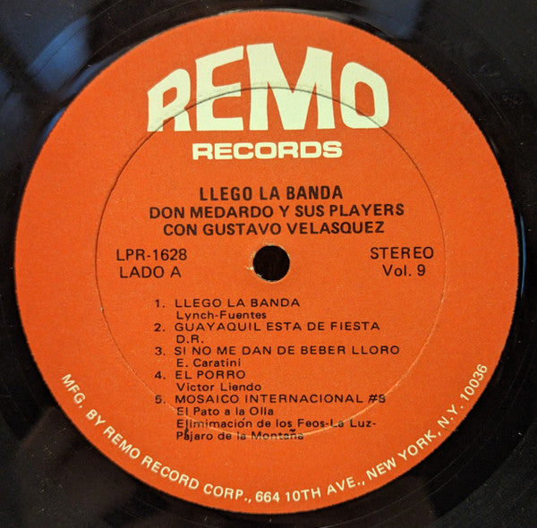Don Medardo Y Sus Players : ¡Llegó La Banda!!! Vol. 9 (LP, Album)