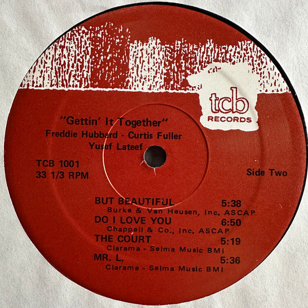 Freddie Hubbard, Curtis Fuller, Yusef Lateef : Gettin' It Together (LP, Album, RE)