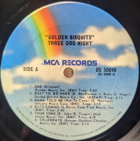 Three Dog Night : Golden Bisquits (LP, Comp, RE)