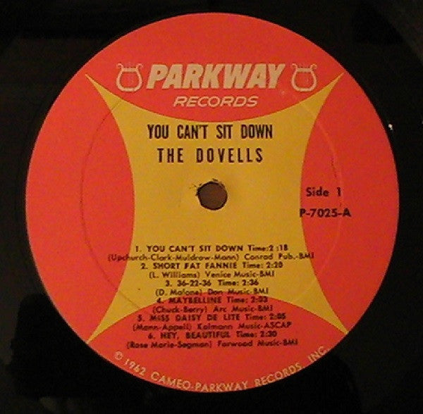 The Dovells : You Can't Sit Down (LP, Album, Mono)