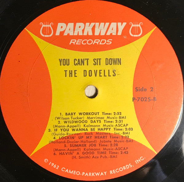 The Dovells : You Can't Sit Down (LP, Album, Mono)