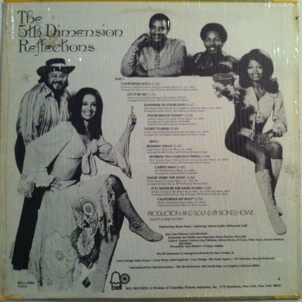 The Fifth Dimension : Reflections (LP, Comp)