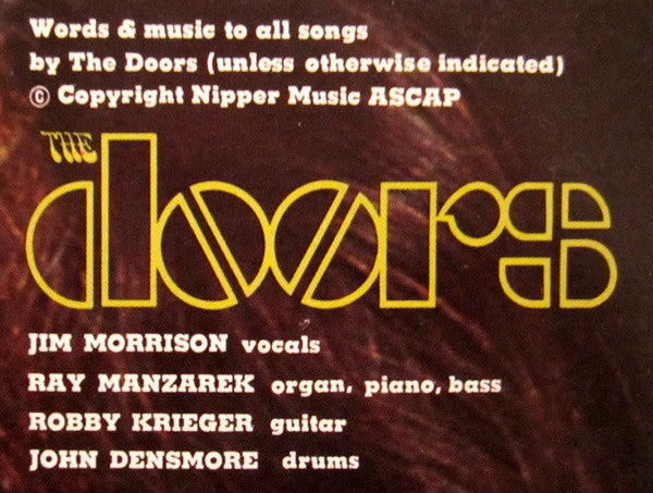 The Doors : The Doors (LP, Album, RE, AR )