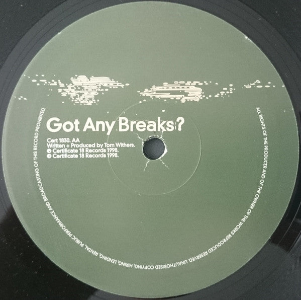 Klute : Blood Rich / Got Any Breaks? (10")