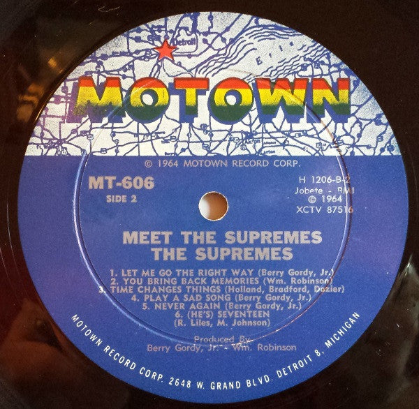 The Supremes : Meet The Supremes (LP, Album, Mono, Hol)